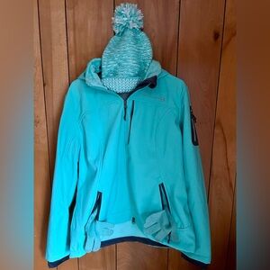 Free Country Women's Teal Ski Jacket